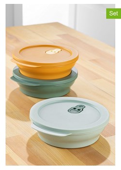 Violeta Home Pojemniki (3 szt.) w kolorze szaro-zielono-żółtym - wys. 6 x Ø 20 cm ze sklepu Limango Polska w kategorii Pojemniki kuchenne - zdjęcie 177463742