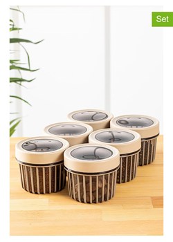 Violeta Home Pojemniki (6 szt.) w kolorze beżowym - 500 ml ze sklepu Limango Polska w kategorii Pojemniki kuchenne - zdjęcie 177463752