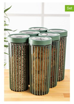 Violeta Home Pojemniki (6 szt.) w kolorze zielonym - 1,7 l ze sklepu Limango Polska w kategorii Pojemniki kuchenne - zdjęcie 177463770