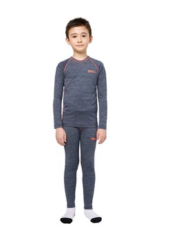 Jack Wolfskin 2-częściowy zestaw funkcyjny &quot;Merino&quot; w kolorze granatowym ze sklepu Limango Polska w kategorii Bielizna dziecięca - zdjęcie 177466591