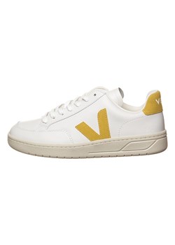 Veja Skórzane sneakersy &quot;V 12&quot; w kolorze biało-żółtym ze sklepu Limango Polska w kategorii Buty sportowe damskie - zdjęcie 177469662