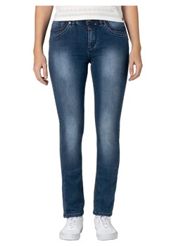 Timezone Dżinsy &quot;Tahila&quot; - Slim fit - w kolorze granatowym ze sklepu Limango Polska w kategorii Jeansy damskie - zdjęcie 177470062