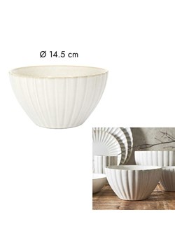 THE HOME DECO FACTORY MIski (4 szt.) w kolorze białym do musli - Ø 14,5 cm ze sklepu Limango Polska w kategorii Naczynia - zdjęcie 177470382