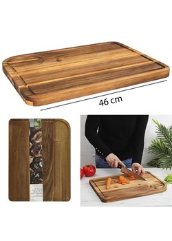 Make a Wish Deska w kolorze brązowym do krojenia - dł. 46 x 34,5 cm ze sklepu Limango Polska w kategorii Deski - zdjęcie 177470390