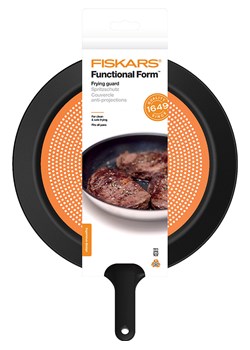 Fiskars Osłona przeciwrozpryskowa w kolorze czarno-pomarańczowym - Ø 40 cm ze sklepu Limango Polska w kategorii Akcesoria kuchenne - zdjęcie 177471472