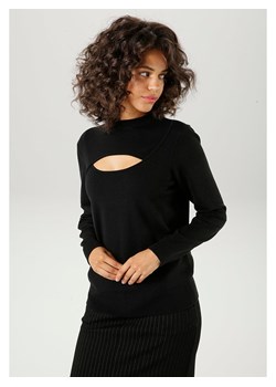 Aniston Sweter w kolorze czarnym ze sklepu Limango Polska w kategorii Swetry damskie - zdjęcie 177471961