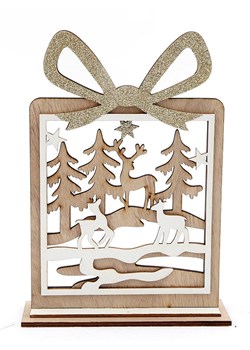 SiL Interiors Dekoracja w kolorze biało-jasnobrązowym - 15,5 x 21 x 5 cm ze sklepu Limango Polska w kategorii Dekoracje - zdjęcie 177472754