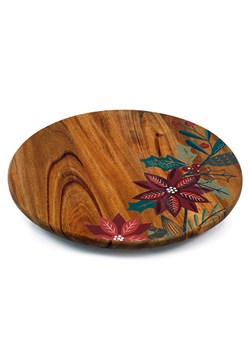 SiL Interiors Etażerka w kolorze brązowo-czerwono-zielonym - Ø 35 cm ze sklepu Limango Polska w kategorii Misy i tace dekoracyjne - zdjęcie 177472794