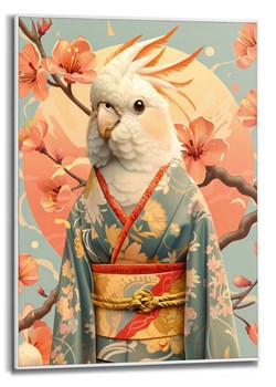 Orangewallz Druk artystyczny "Japandi Parakee" w ramce ze sklepu Limango Polska w kategorii Obrazy - zdjęcie 177472981