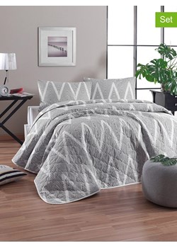 Elizabed 3-częściowy zestaw "Olivia" w kolorze jasnoszaro-białym - id: 16319824 - marki Elizabed - 177473532 Elizabed 3-częściowy zestaw "Olivia" w kolorze jasnoszaro-białym ze sklepu Limango Polska w kategorii Kołdry i poduszki - zdjęcie 177473532