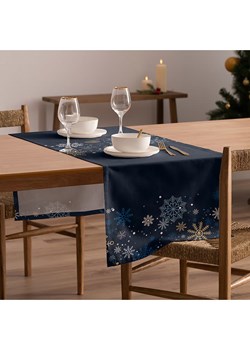 Mint Rugs Bieżnik "Christmas Natalie" w kolorze granatowym ze sklepu Limango Polska w kategorii Obrusy i bieżniki - zdjęcie 177473700