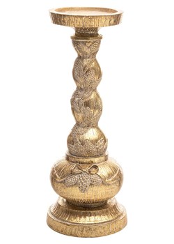 CHAKS Świecznik w kolorze złotym - wys. 30 x Ø 12,5 cm ze sklepu Limango Polska w kategorii Świeczniki - zdjęcie 177473952