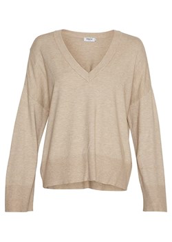 MOSS COPENHAGEN Sweter &quot;Selana Rachelle&quot; w kolorze beżowym ze sklepu Limango Polska w kategorii Swetry damskie - zdjęcie 177474152