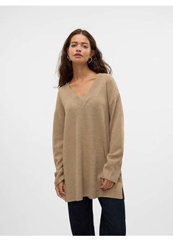 Vero Moda Sweter w kolorze beżowym ze sklepu Limango Polska w kategorii Swetry damskie - zdjęcie 177475750