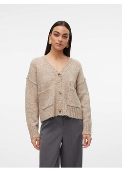 Vero Moda Kardigan w kolorze beżowym ze sklepu Limango Polska w kategorii Swetry damskie - zdjęcie 177475781