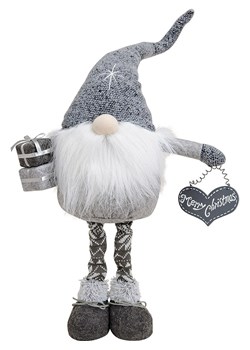 G. Wurm Figurka dekoracyjna &quot;Merry X-mas&quot; w kolorze szarym - 26 x 70 x 15 cm ze sklepu Limango Polska w kategorii Dekoracje - zdjęcie 177475824