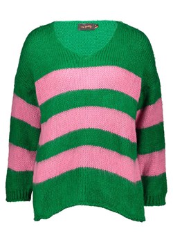 miss goodlife Sweter w kolorze zielono-różowym ze sklepu Limango Polska w kategorii Swetry damskie - zdjęcie 177476240
