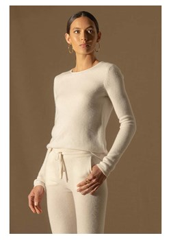 Perfect Cashmere Kaszmirowy sweter "Marya" w kolorze kremowym ze sklepu Limango Polska w kategorii Swetry damskie - zdjęcie 177477853