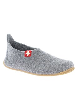 Living Kitzbühel Wełniane kapcie &quot;Gipfelkreuz&quot; w kolorze szarym ze sklepu Limango Polska w kategorii Kapcie damskie - zdjęcie 177479110