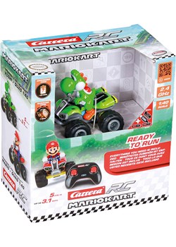 Carrera Samochód zdalnie sterowany &quot;Mario Kart - Yoshi - Quad&quot; - 6+ ze sklepu Limango Polska w kategorii Zabawki - zdjęcie 177479243