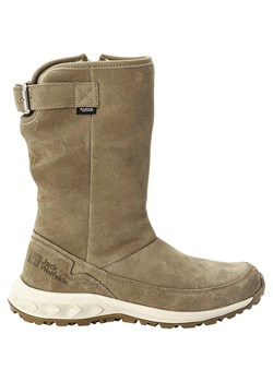 Jack Wolfskin Skórzane kozaki zimowe &quot;Queenstown Texapore&quot; w kolorze beżowym ze sklepu Limango Polska w kategorii Śniegowce damskie - zdjęcie 177483651