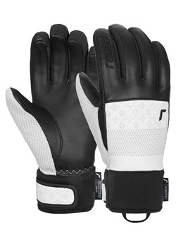 Reusch Rękawiczki funkcyjne &quot;Re:Knit Elisabeth R-TEX® XT&quot; w kolorze czarno-białym ze sklepu Limango Polska w kategorii Rękawiczki damskie - zdjęcie 177484084