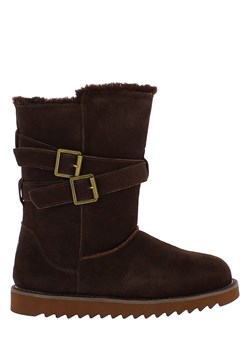 NICEBAY Skórzane kozaki zimowe &quot;Mells Waterproof&quot; w kolorze brązowym ze sklepu Limango Polska w kategorii Kozaki damskie - zdjęcie 177485112