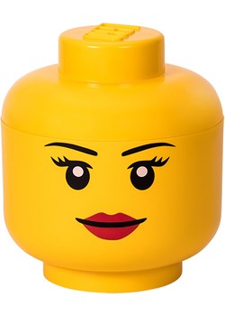 LEGO Pojemnik &quot;Girl&quot; w kolorze żółtym - wys. 27,1 x Ø 24 cm ze sklepu Limango Polska w kategorii Kosze i pudełka na zabawki - zdjęcie 177485191