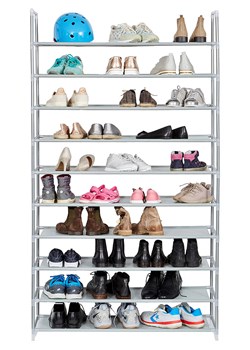 STORE IT Regał w kolorze szarym na buty - 100 x 174 x 28 cm ze sklepu Limango Polska w kategorii Szafy - zdjęcie 177485270