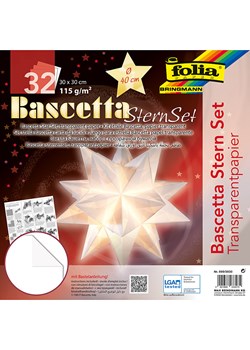 folia PAPER Zestaw w kolorze białym do origami - Ø 40 cm ze sklepu Limango Polska w kategorii Zabawki - zdjęcie 177485294