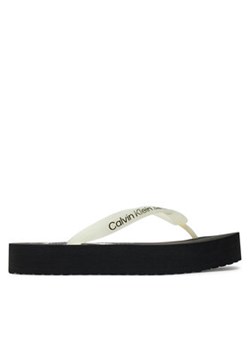 Calvin Klein Jeans Japonki Beach Sandal Flatform YW0YW01620 Czarny ze sklepu MODIVO w kategorii Klapki damskie - zdjęcie 177487324