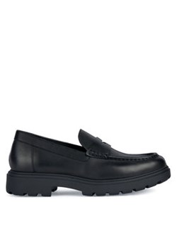 Geox Loafersy U36FRB 00043 C9999 Czarny ze sklepu MODIVO w kategorii Półbuty męskie - zdjęcie 177489571