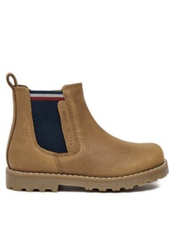 Tommy Hilfiger Trzewiki T1X5-33700-0124 M Brązowy ze sklepu MODIVO w kategorii Buty zimowe dziecięce - zdjęcie 177499094