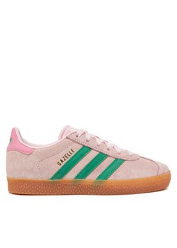 adidas Sneakersy Gazelle JP7133 Różowy ze sklepu MODIVO w kategorii Buty sportowe dziecięce - zdjęcie 177501943