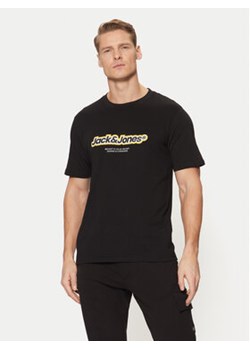 Jack&Jones T-Shirt Vesterbro 12265740 Czarny Relaxed Fit ze sklepu MODIVO w kategorii T-shirty męskie - zdjęcie 177502380