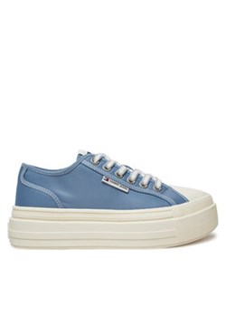 Tommy Jeans Trampki Foxing EN0EN02713 Niebieski ze sklepu MODIVO w kategorii Trampki damskie - zdjęcie 177503143