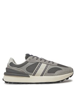 Tommy Jeans Sneakersy Technical Runner Ess EM0EM01537 Szary ze sklepu MODIVO w kategorii Buty sportowe męskie - zdjęcie 177503631