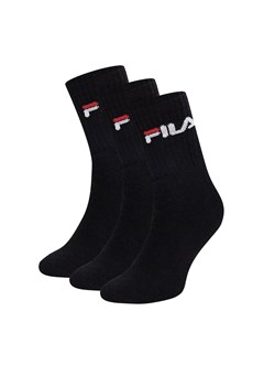 Skarpety Fila F9505-AW24 (3-pack) Czarny ze sklepu eobuwie.pl w kategorii Skarpetki męskie - zdjęcie 177505480