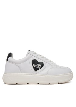 Sneakersy LOVE MOSCHINO JA15154G1MIA110A Biały ze sklepu eobuwie.pl w kategorii Buty sportowe damskie - zdjęcie 177505762