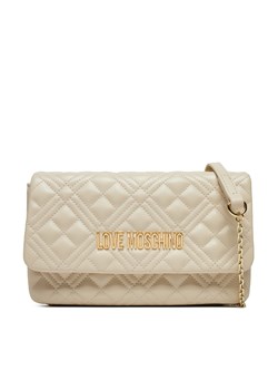 Torebka LOVE MOSCHINO JC4097PP1MLA0110 Écru ze sklepu eobuwie.pl w kategorii Kopertówki - zdjęcie 177505862