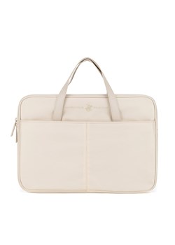 Torba na laptopa Beverly Hills Polo Club BHPC-K-027-06 Beżowy ze sklepu eobuwie.pl w kategorii Torby na laptopa - zdjęcie 177506201