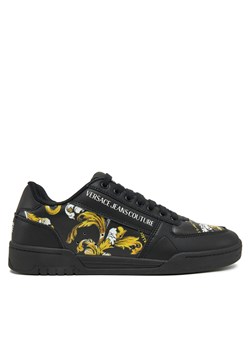 Sneakersy Versace Jeans Couture 78YA3SD4 Czarny ze sklepu eobuwie.pl w kategorii Buty sportowe męskie - zdjęcie 177506362