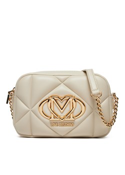Torebka LOVE MOSCHINO JC4038PP1MLC0110 Écru ze sklepu eobuwie.pl w kategorii Listonoszki - zdjęcie 177506383