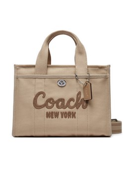 Torebka Coach Cargo CP164 Beżowy ze sklepu eobuwie.pl w kategorii Torby Shopper bag - zdjęcie 177506440