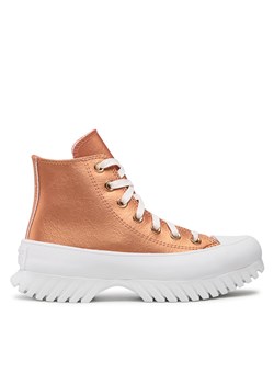 Botki Converse Ctas Lugged 2.0 Hi A01304C Pomarańczowy ze sklepu eobuwie.pl w kategorii Trampki damskie - zdjęcie 177506714