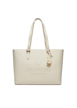 Torebka LOVE MOSCHINO JC4114PP1ML1011A Écru ze sklepu eobuwie.pl w kategorii Torby Shopper bag - zdjęcie 177506783