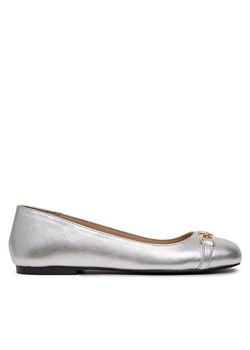 Baleriny LOVE MOSCHINO JA11011G1MIF090B Srebrny ze sklepu eobuwie.pl w kategorii Balerinki - zdjęcie 177506801