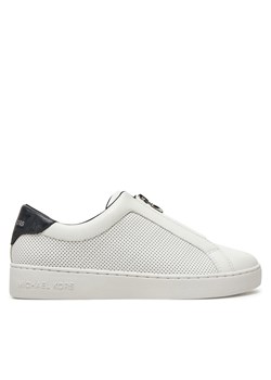 Sneakersy MICHAEL Michael Kors Keaton Zip Slip On 43R5KEFP1L Biały ze sklepu eobuwie.pl w kategorii Buty sportowe damskie - zdjęcie 177506941