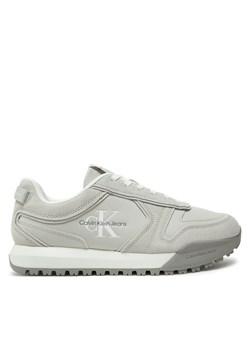 Sneakersy Calvin Klein Jeans Toothy Runner Irregular Lines YM0YM00624 Szary ze sklepu eobuwie.pl w kategorii Buty sportowe męskie - zdjęcie 177507014