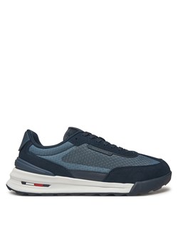 Sneakersy Tommy Hilfiger Retro Runner FM0FM05328 Granatowy ze sklepu eobuwie.pl w kategorii Buty sportowe męskie - zdjęcie 177507312